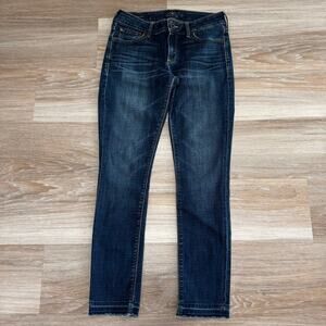 Lucky Brand | "Lolita" Ankle Cropped Skinny Jeans with Raw Hem size 2/26